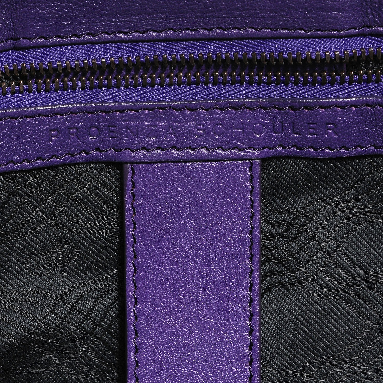 Proenza Schouler Lambskin Large PS1 Satchel Violet 8 of 12