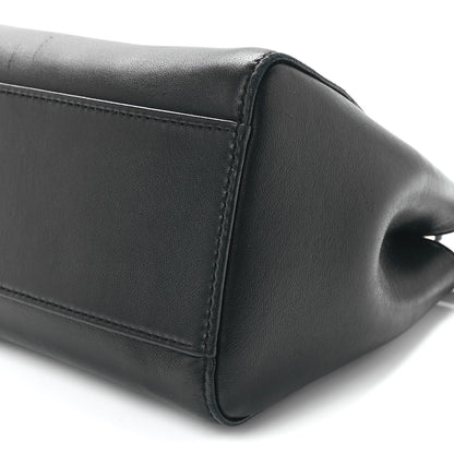 Fendi Nappa Stacked Bar Mini Peekaboo Iconic Satchel Black 12 of 12