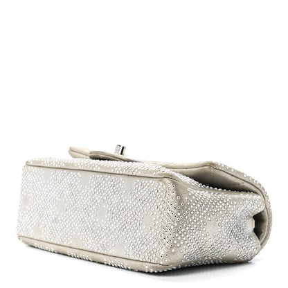 Chanel Iridescent Calfskin Studded Mini Flap Silver 10 of 12