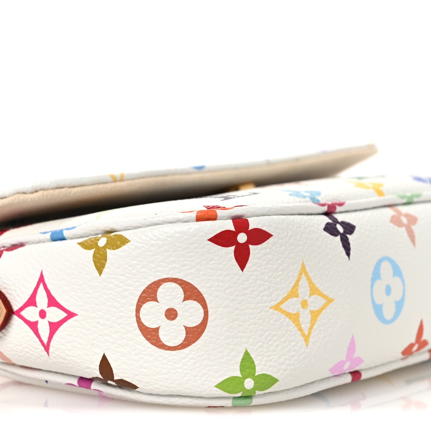 LV X TM Monogram Multicolor Ivy Wallet On Chain White