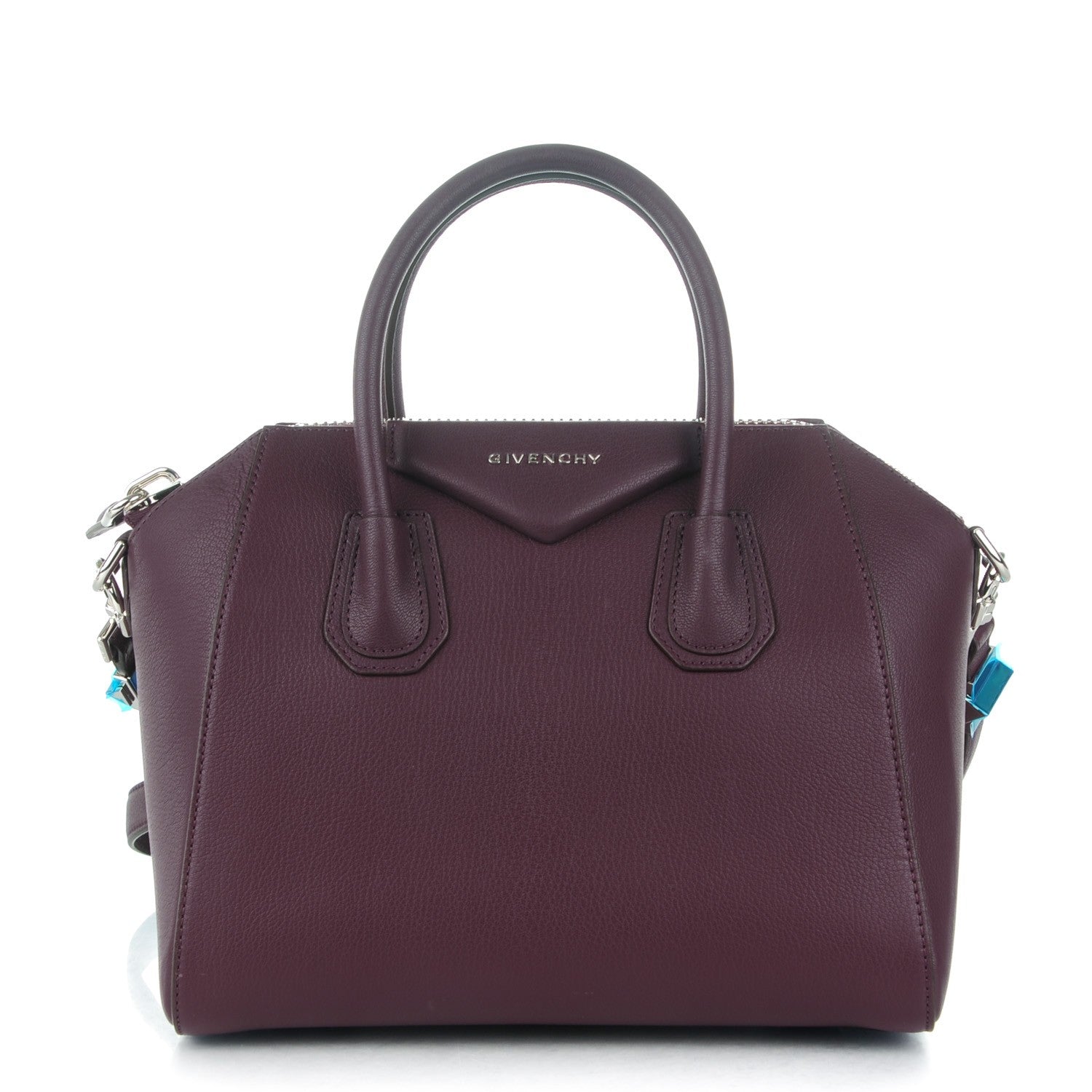 Givenchy Sugar Goatskin Small Antigona Dark Purple 1 of 7