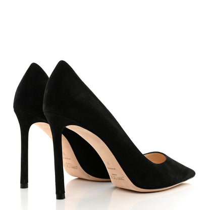 Jimmy Choo Suede Love 100 Pumps 37 Black 4 of 7