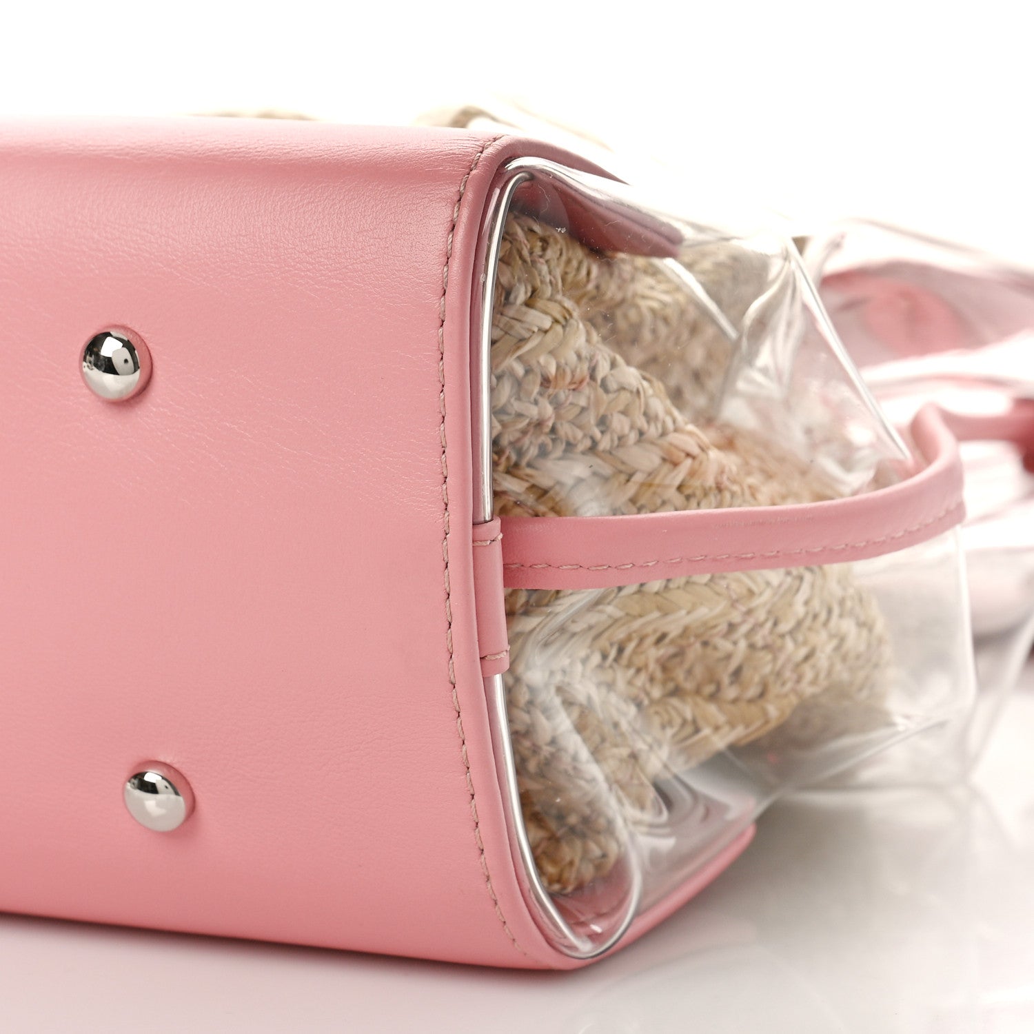 Chanel Calfskin PVC Chanel 31 Bag Pink 9 of 11