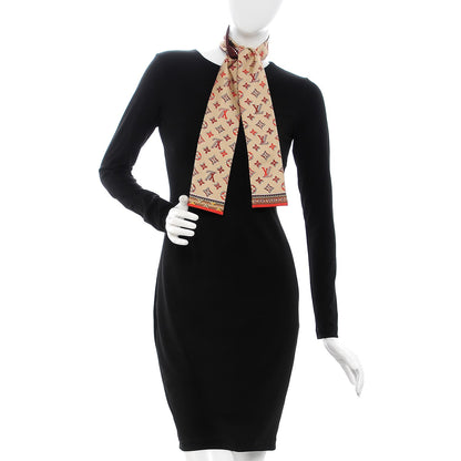 Louis Vuitton Silk Monogram Mondots Bandeau 2 of 4