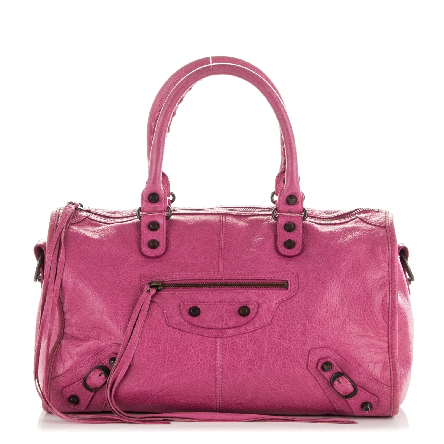 Balenciaga Agneau Classic Hardware Maxi Twiggy Cyclamen 1 of 7
