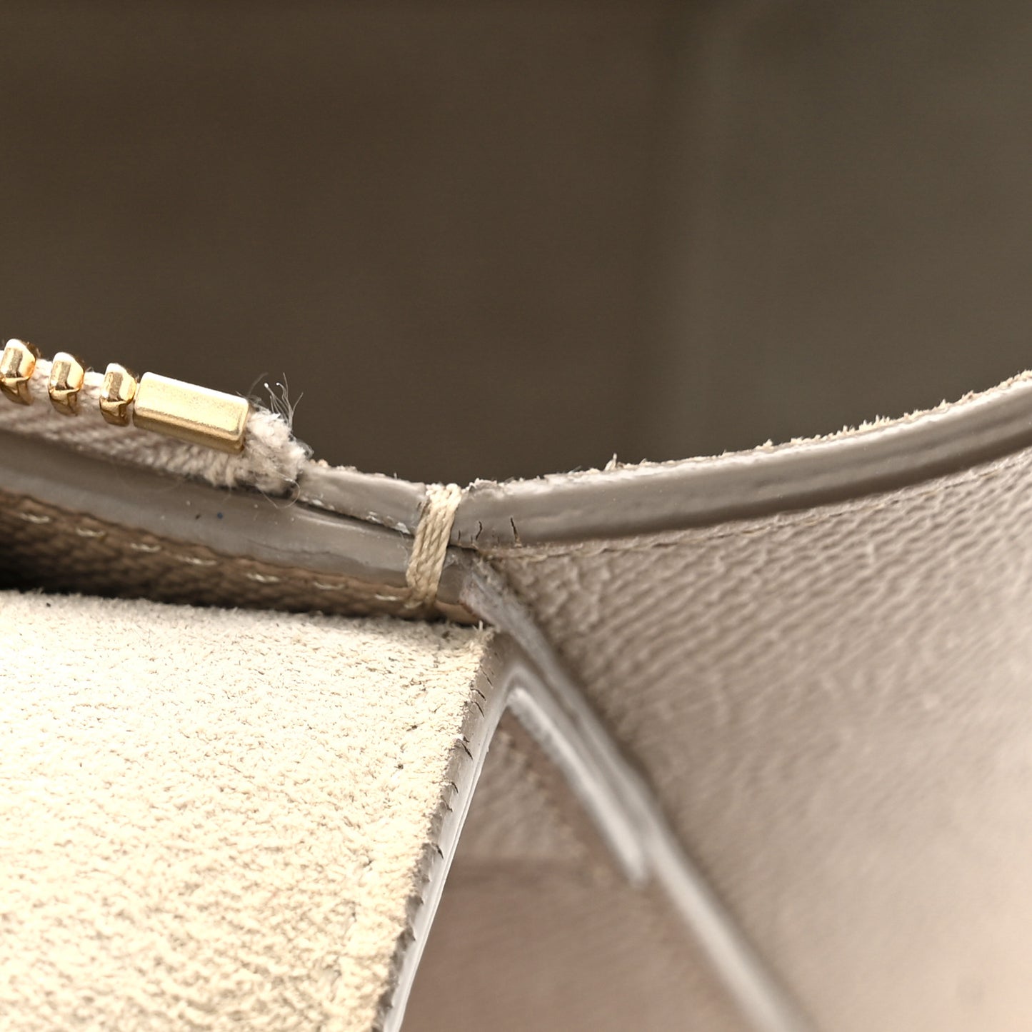 Grained Calfskin Nano Belt Bag Light Taupe