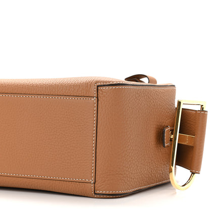 Delvaux Grained Bullskin Cool Box MM Satchel Vegetal Ivory 9 of 9