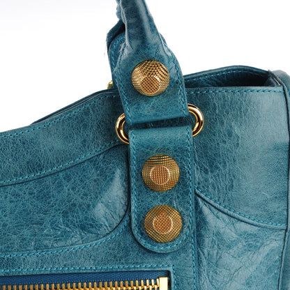 Balenciaga Agneau Giant 21 Gold Hardware City Turquoise 11 of 15
