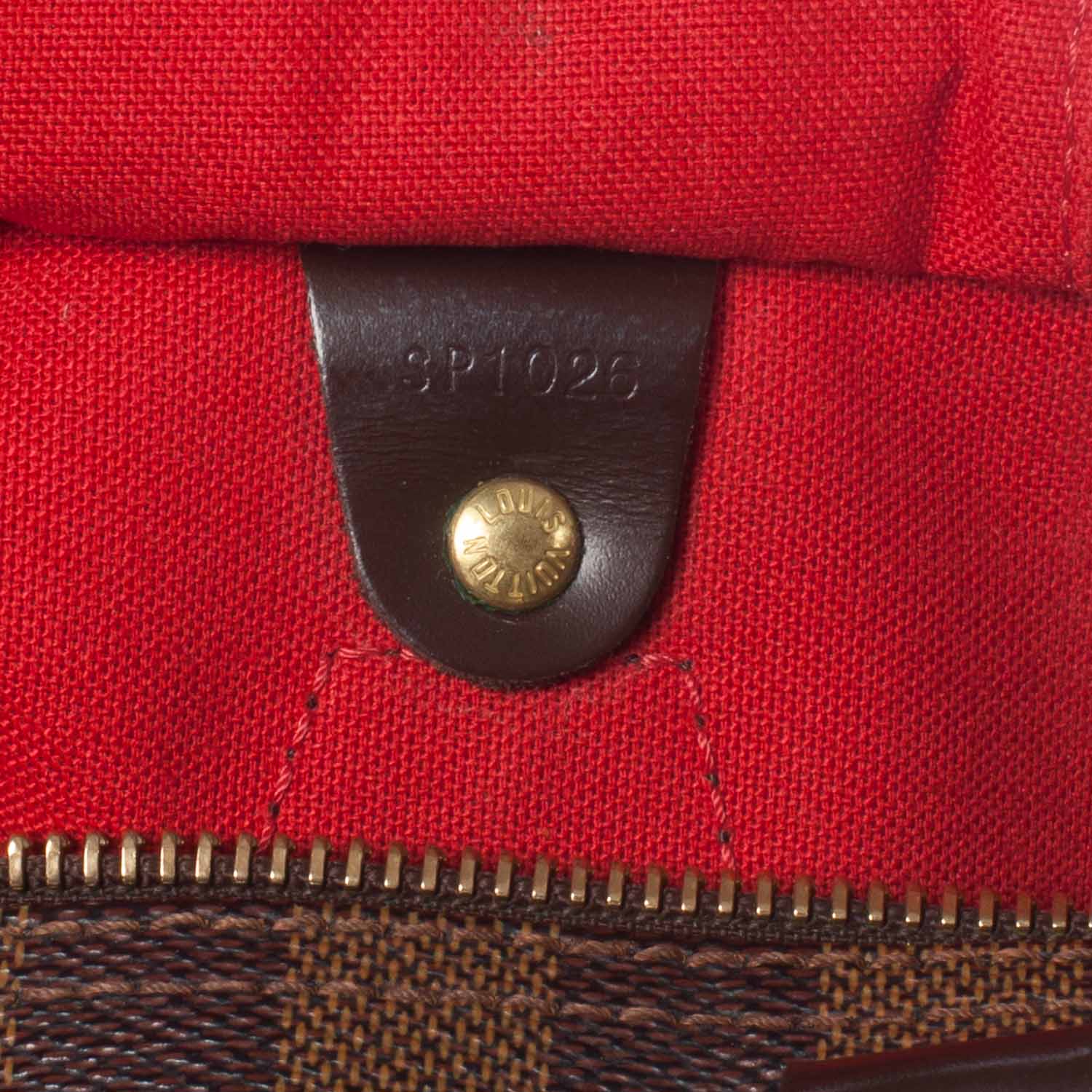 Louis Vuitton Damier Ebene Speedy 25 6 of 8