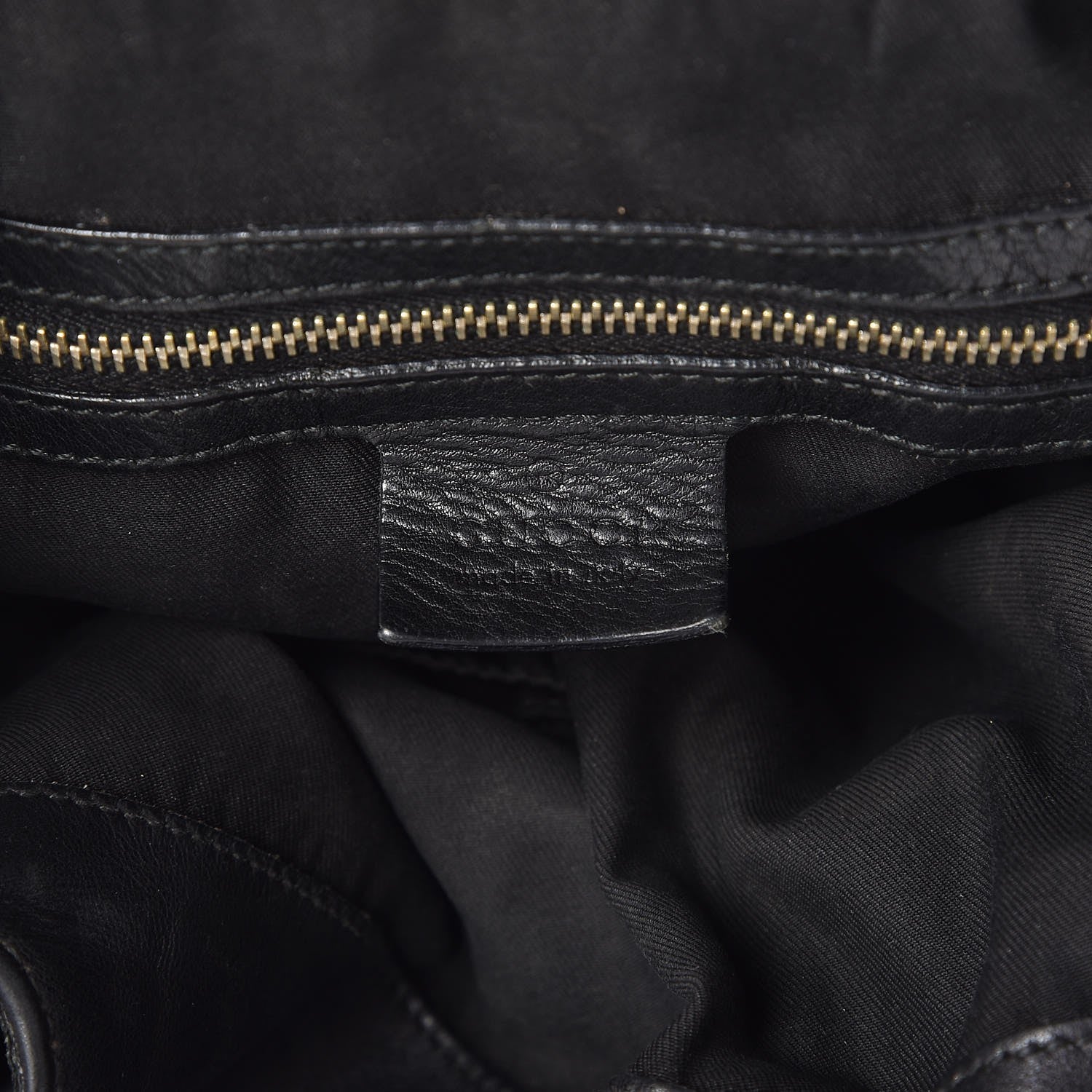 Gucci Monogram Medium Indy Top Handle Hobo Bag Black 9 of 10