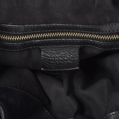 Gucci Monogram Medium Indy Top Handle Hobo Bag Black 9 of 10