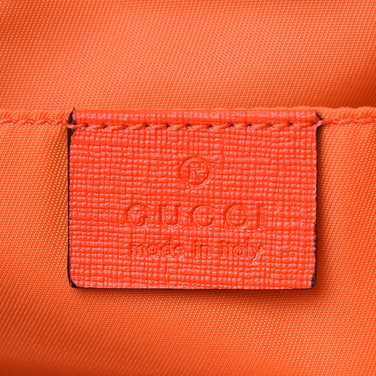 Gucci GG Supreme Monogram Kids Rocket Cat Tote Rose Orange 4 of 8