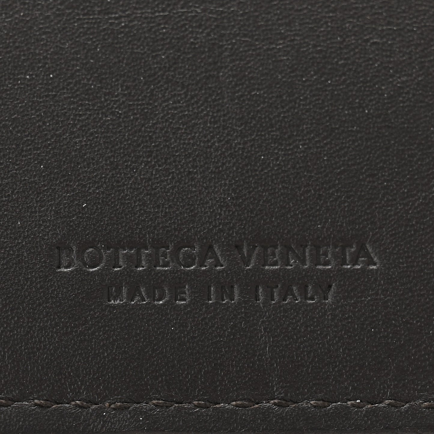 Nappa Intrecciato Bi-Fold Wallet Ebano