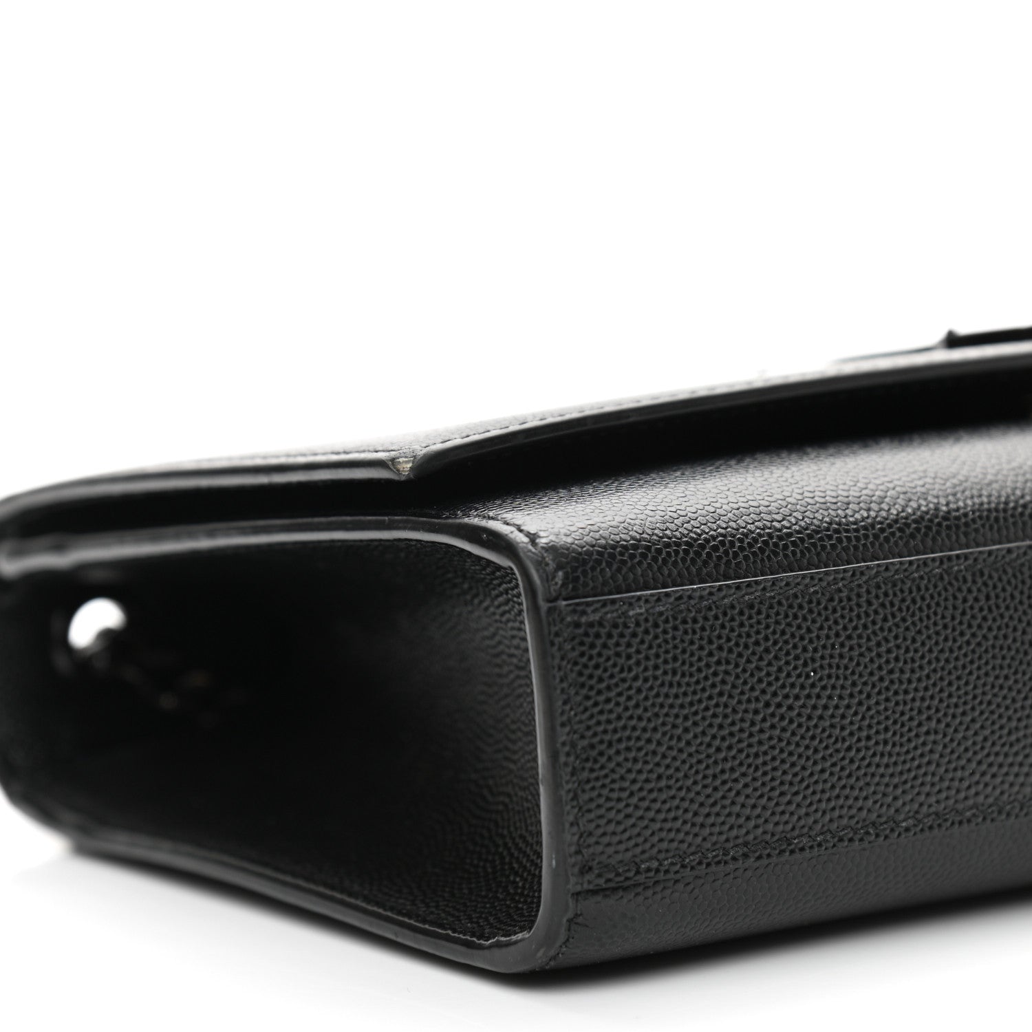 Saint Laurent Grain De Poudre Medium Classic Monogram Kate Satchel Black 9 of 12