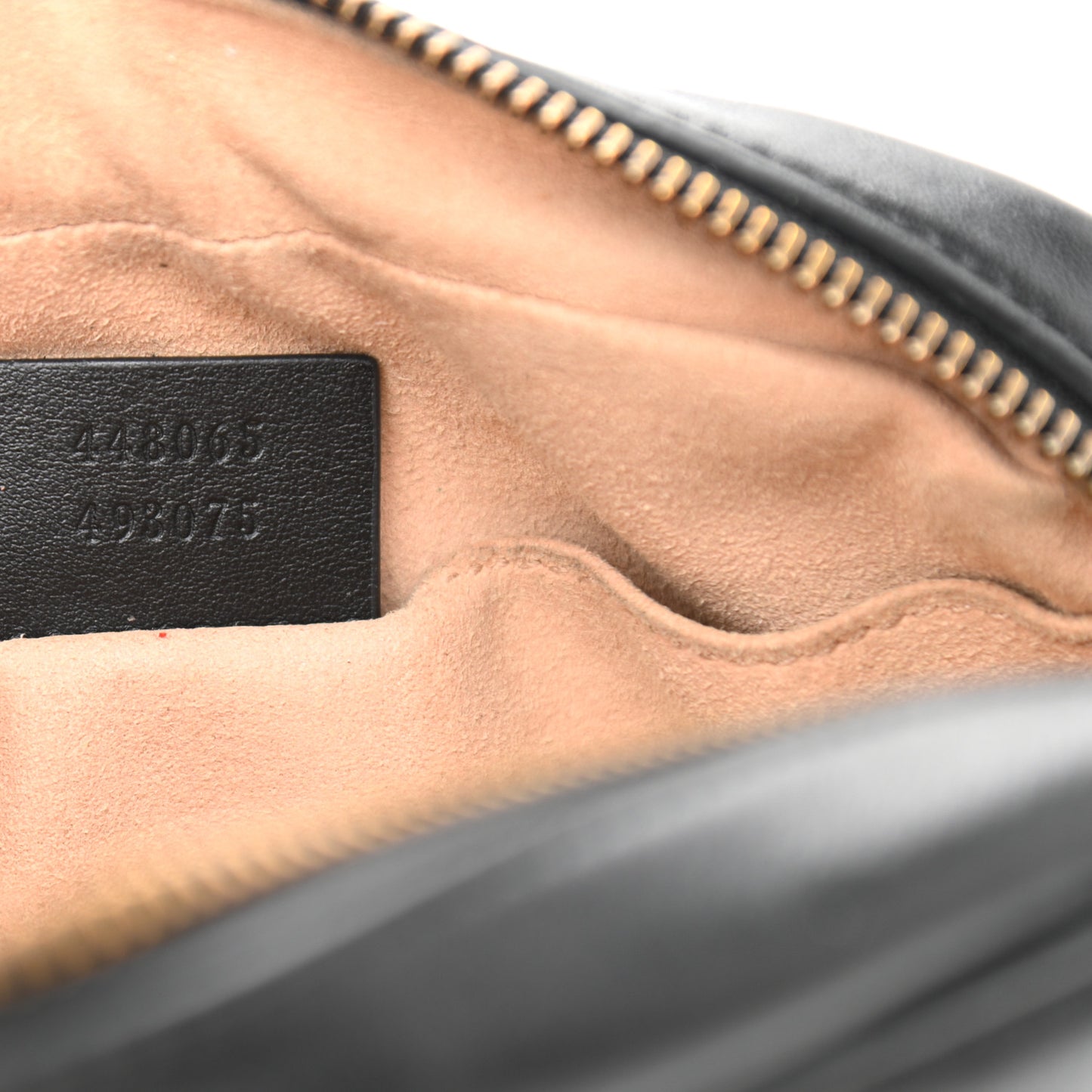 Calfskin Matelasse Mini GG Marmont Chain Shoulder Bag Black