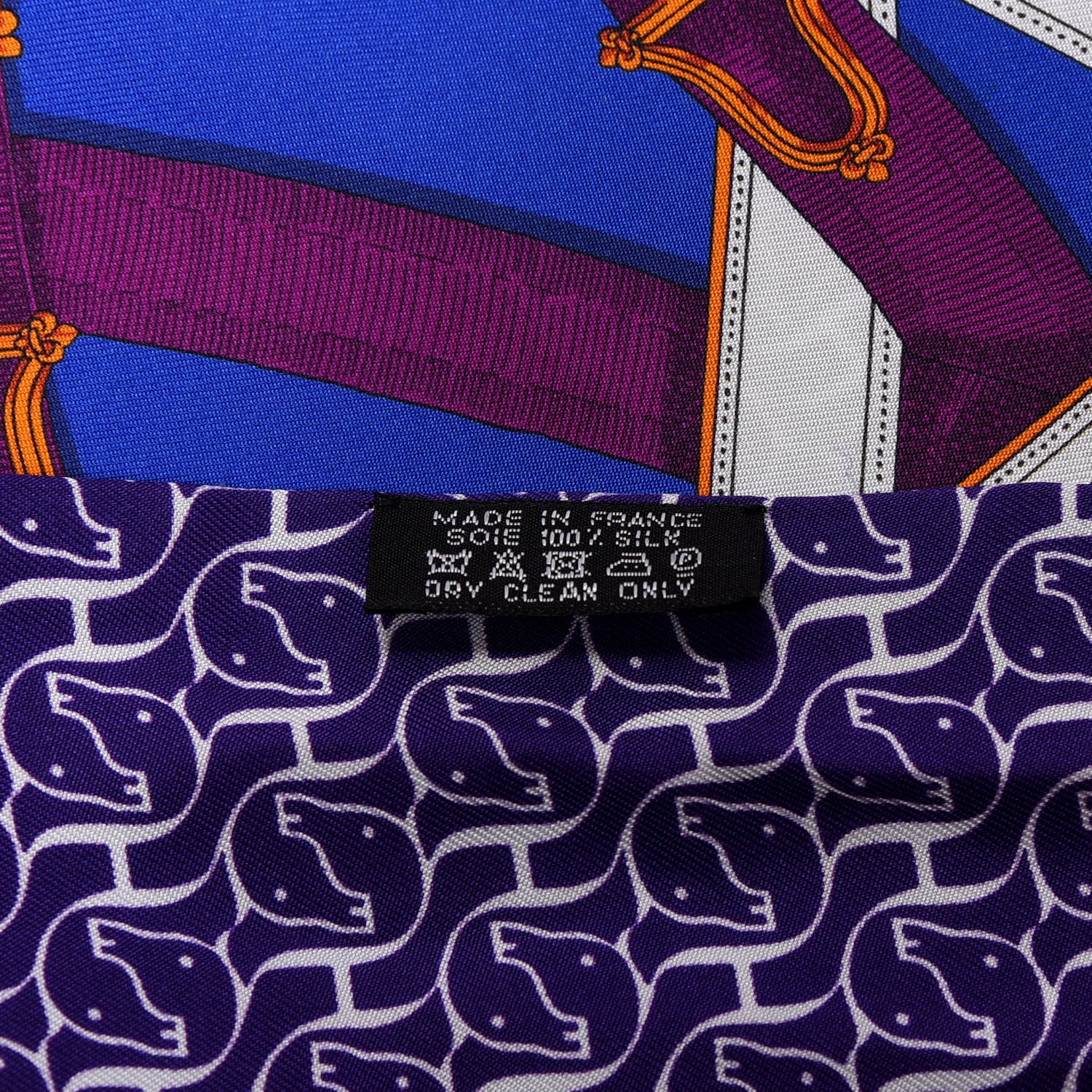 Hermes Silk Cavalcadour Maxi Twilly 3 of 5