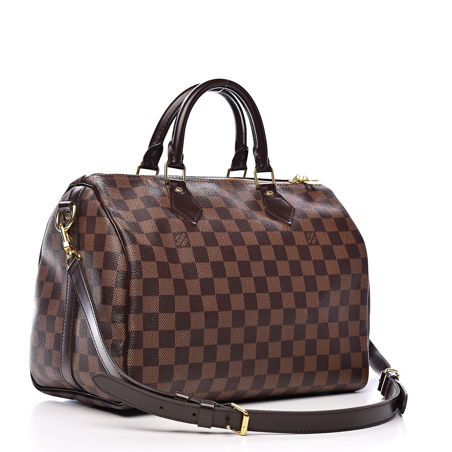 Louis Vuitton Damier Ebene Speedy Bandouliere 30 3 of 11