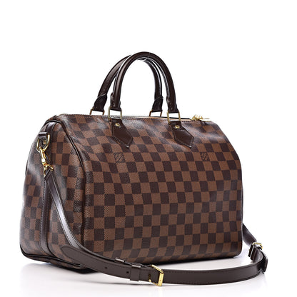 Louis Vuitton Damier Ebene Speedy Bandouliere 30 3 of 11