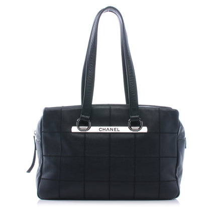 Chanel Caviar Square Stitched Large Tote Black 1 of 7