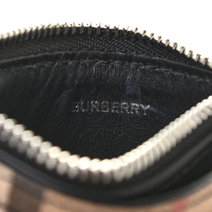 Burberry Coated Canvas House Check Coin Case Card Holder 6 of 6