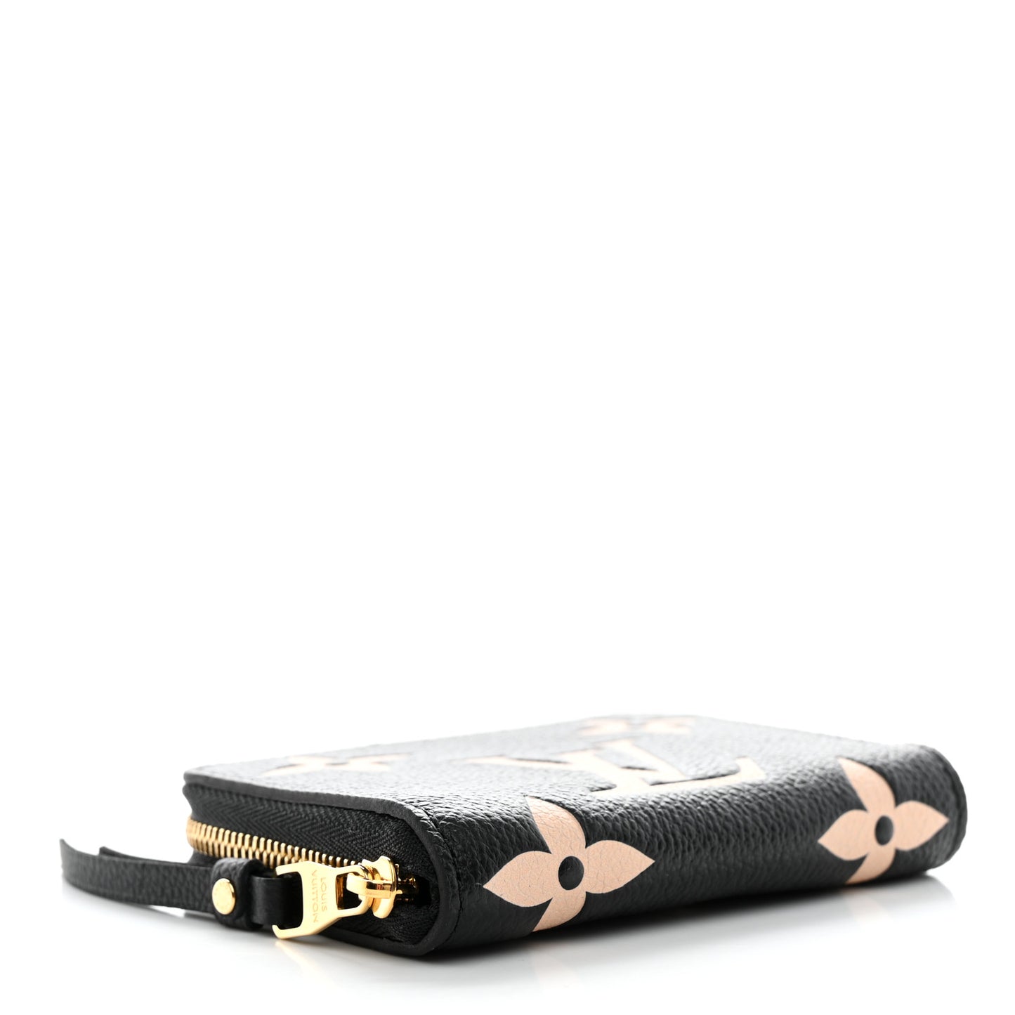 Empreinte Monogram Giant Zippy Coin Purse Black Beige