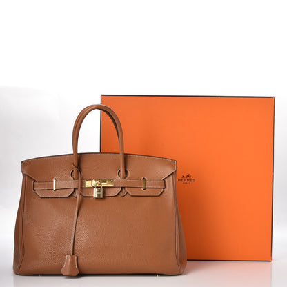Hermes Togo Birkin 35 Gold 33 of 33