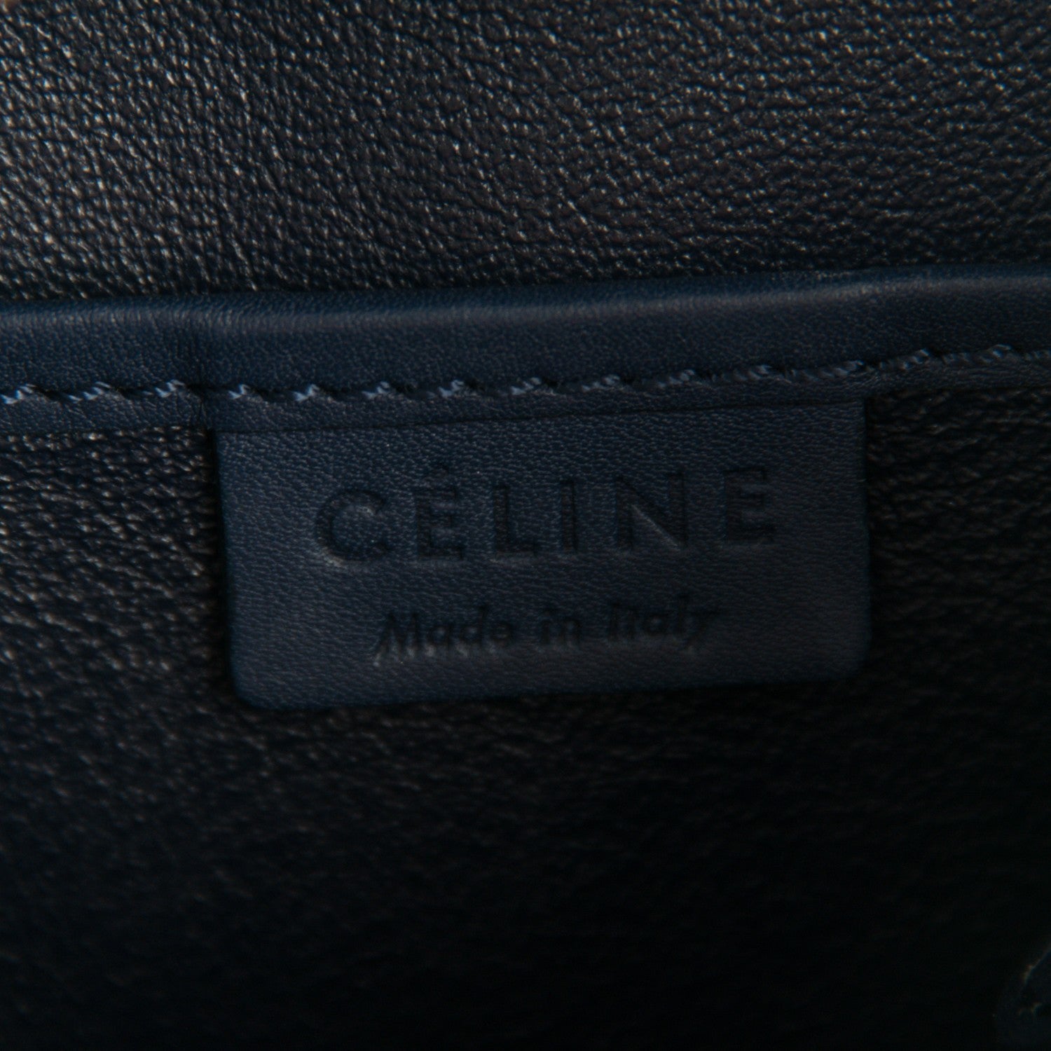 Celine Smooth Calfskin Nano Luggage Ink 6 of 7