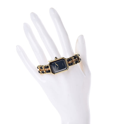 Chanel Stainless Steel Lambskin 20mm Chain Premiere Quartz Watch Gold S 2 of 5