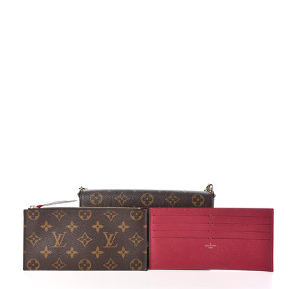 Louis Vuitton Monogram Pochette Felicie Chain Wallet Fuchsia 11 of 11