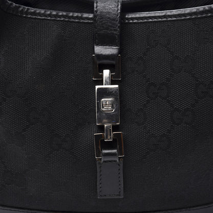 Gucci Monogram Small Jackie O Hobo Black 9 of 9