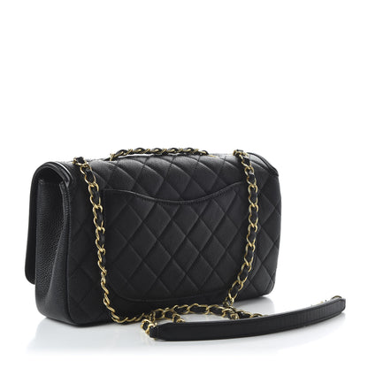 Chanel Caviar Quilted Medium CC Filigree Flap Black 3 of 11