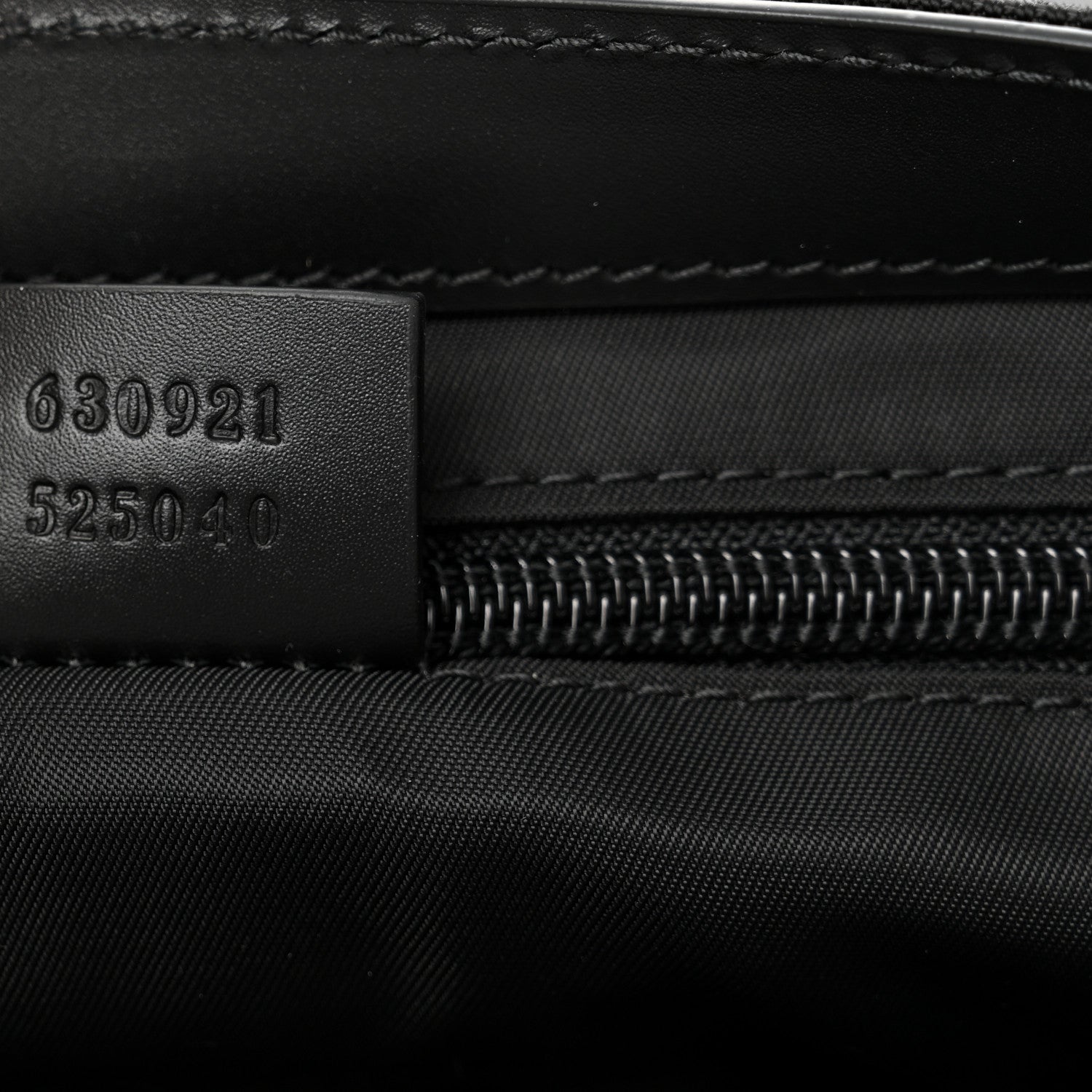 Gucci Techno Canvas Web Flap Messenger Bag Black 7 of 12