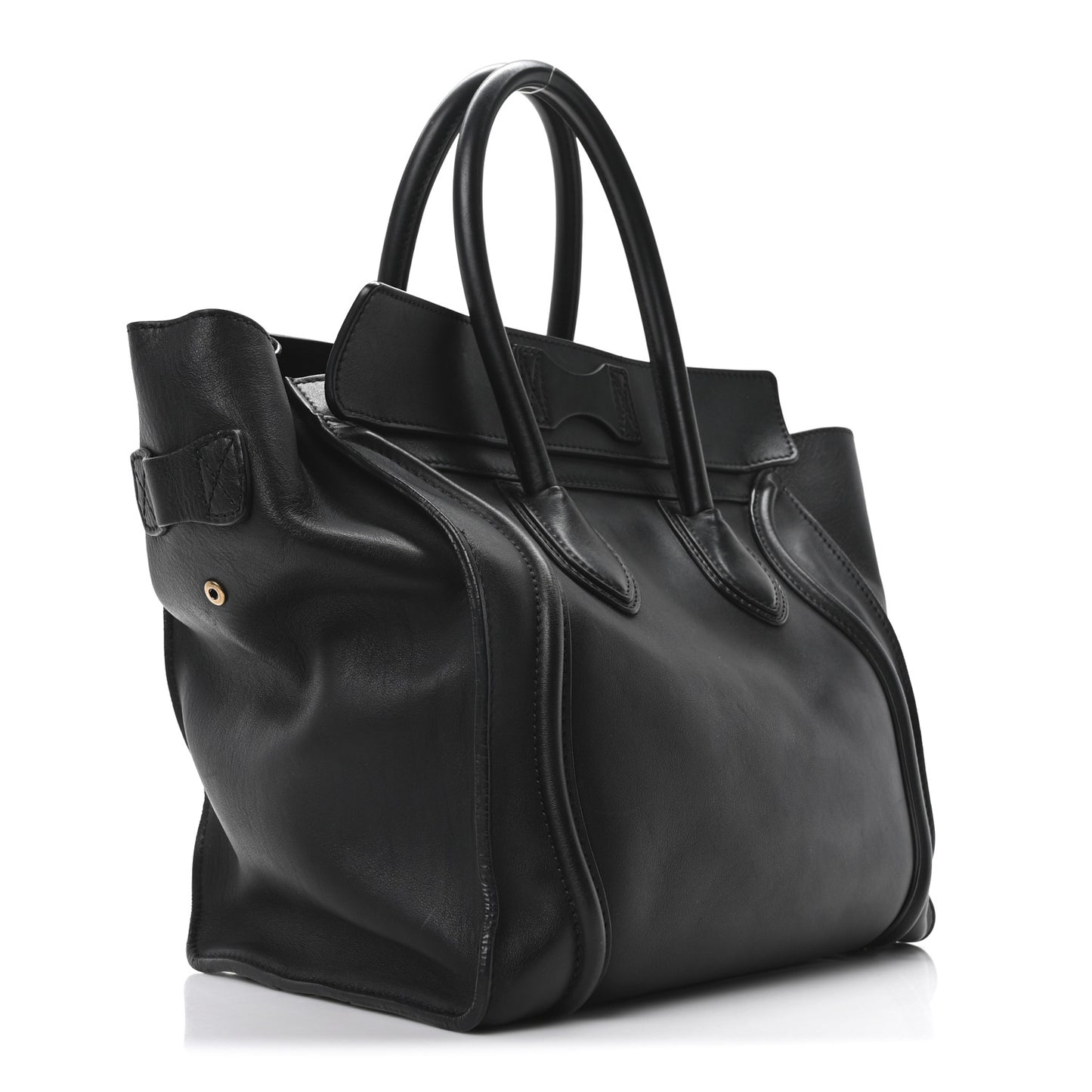 Smooth Calfskin Mini Luggage Black