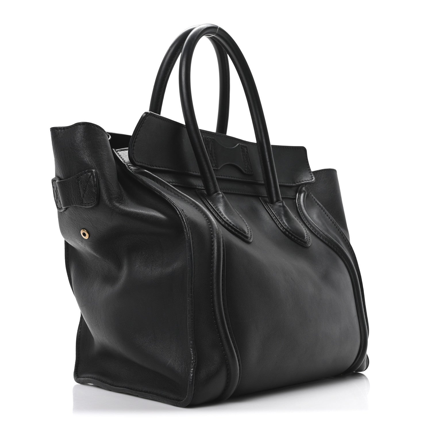 Celine Smooth Calfskin Mini Luggage Black 3 of 10