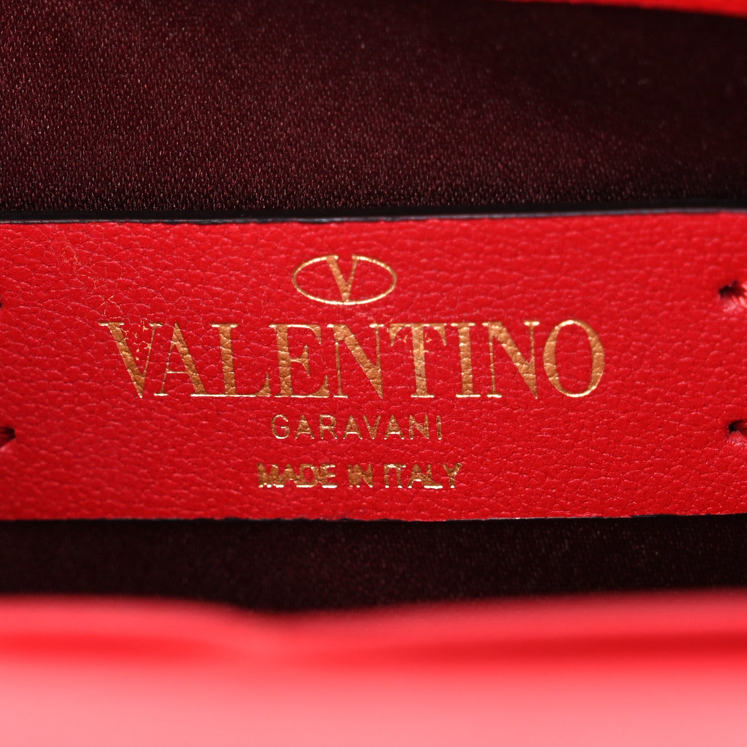 Valentino Garavani Calfskin Love Lab Go Logo Chain Pouch Rouge Pur 5 of 8