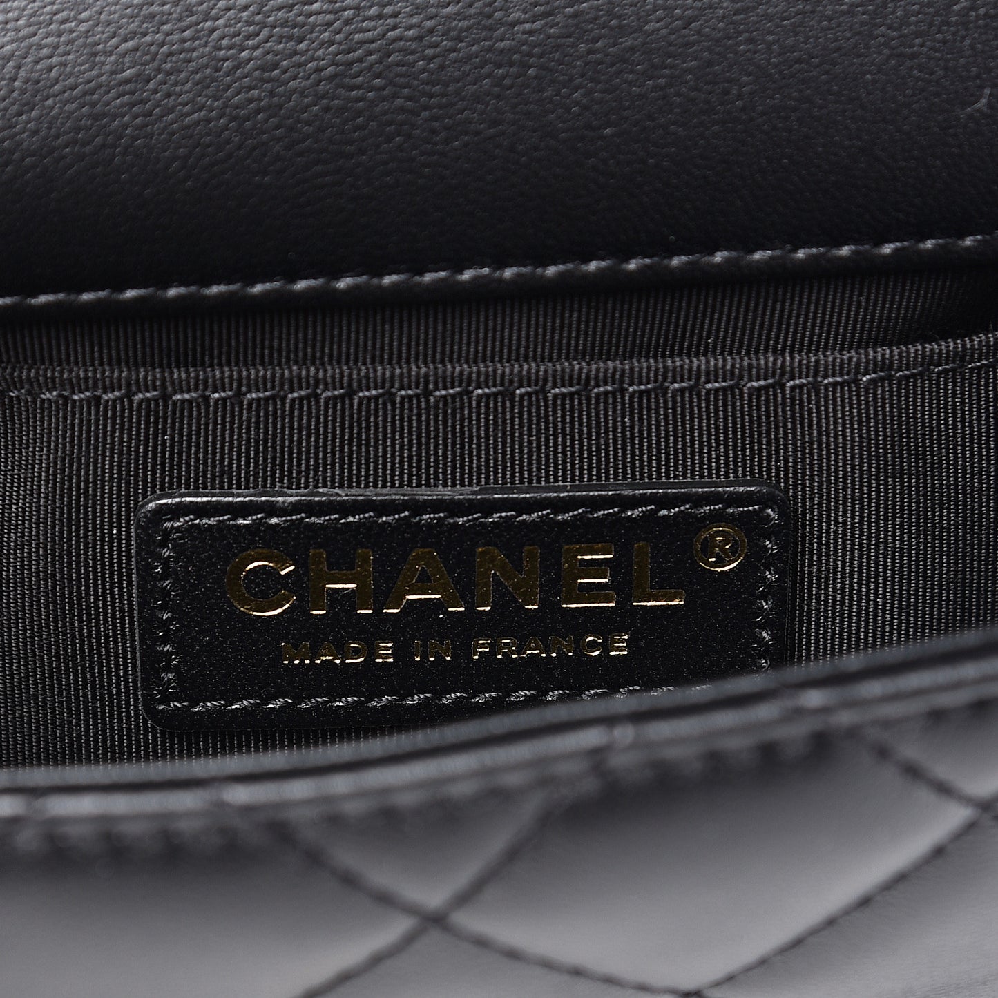 Lambskin Quilted Small My Precious Flap Black