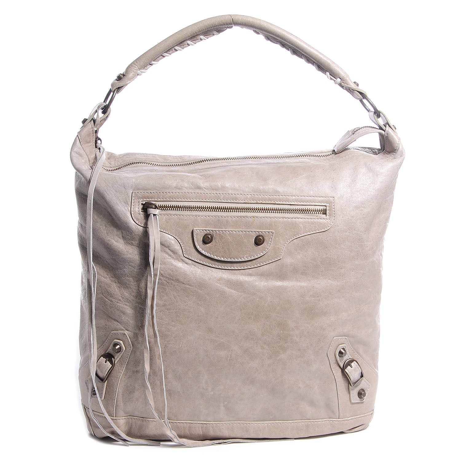 Balenciaga Chevre Classic Hardware Day Hobo Greige 1 of 13