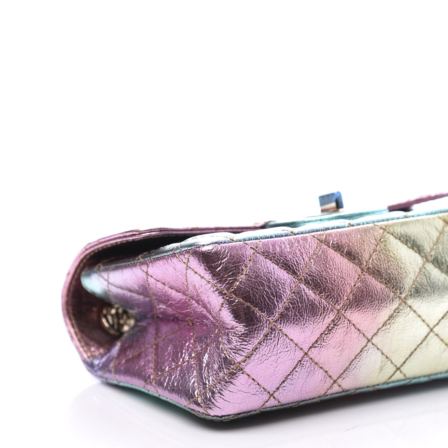 Chanel Metallic Goatskin Quilted Mini 2.55 Reissue Flap Multicolor 7 of 10