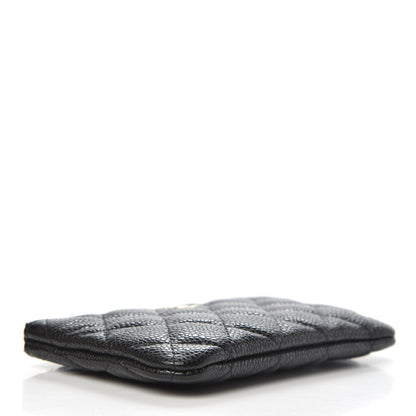 Chanel Caviar Quilted Small Cosmetic Case Black 4 of 8