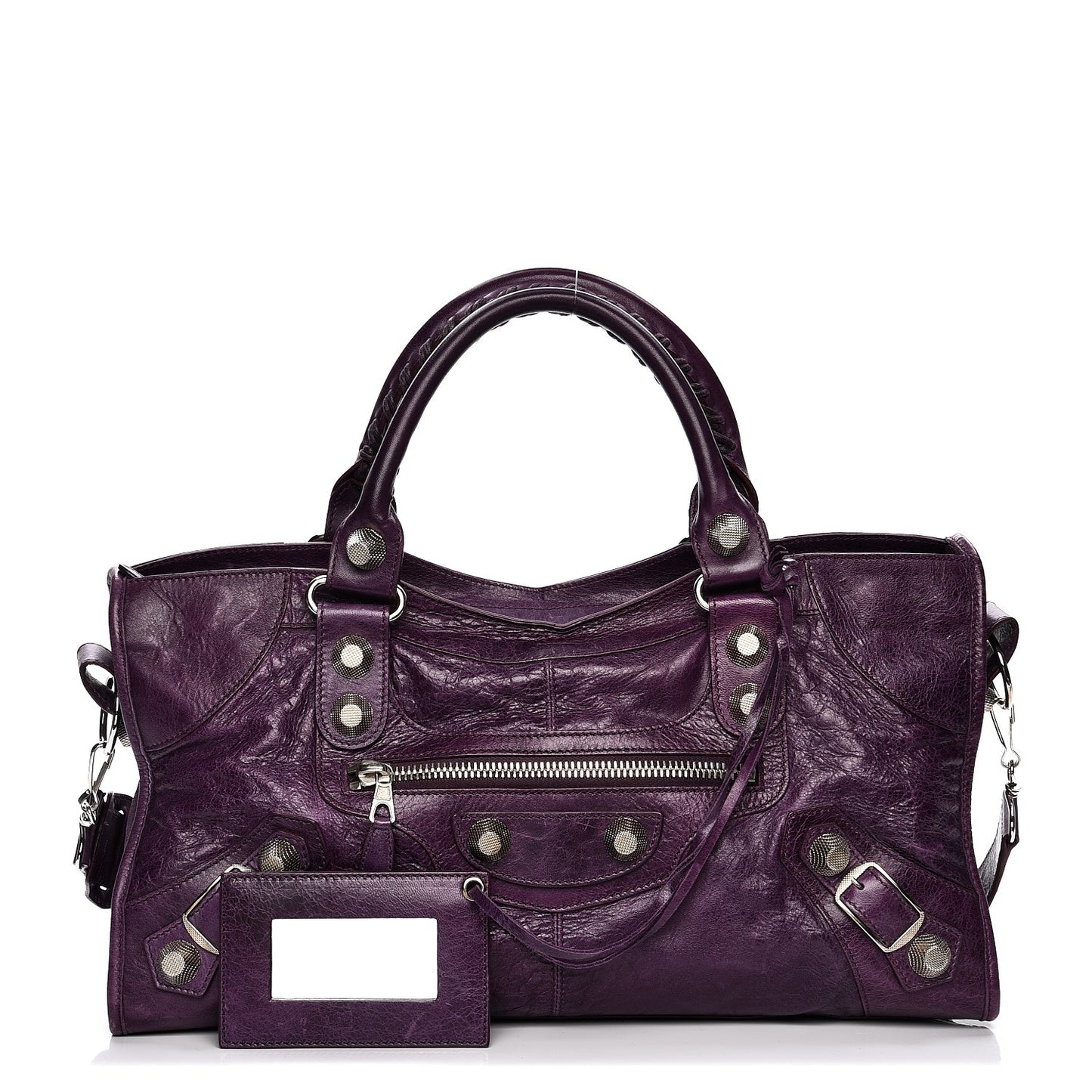 Agneau Giant 21 Silver Hardware Part Time Raisin