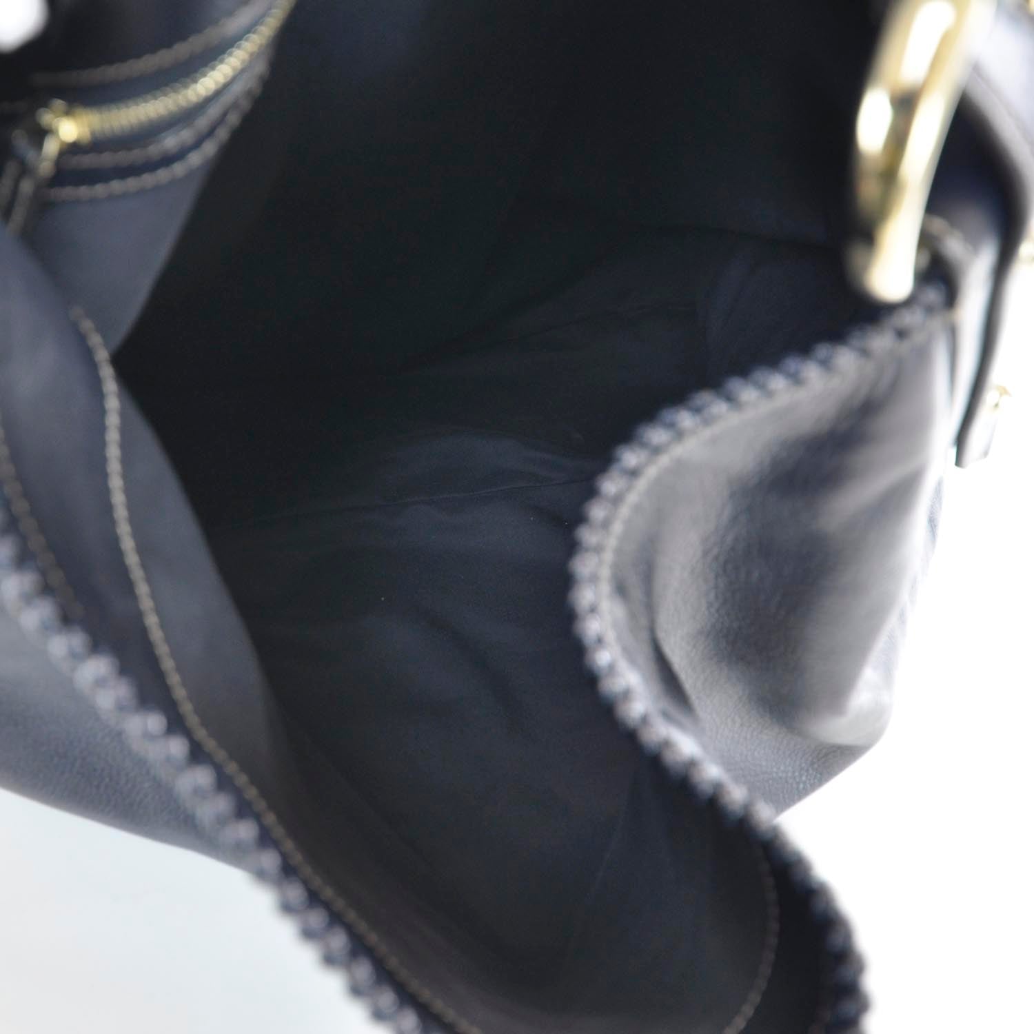 Gucci Leather Large Horsebit Chain Hobo Black 9 of 9