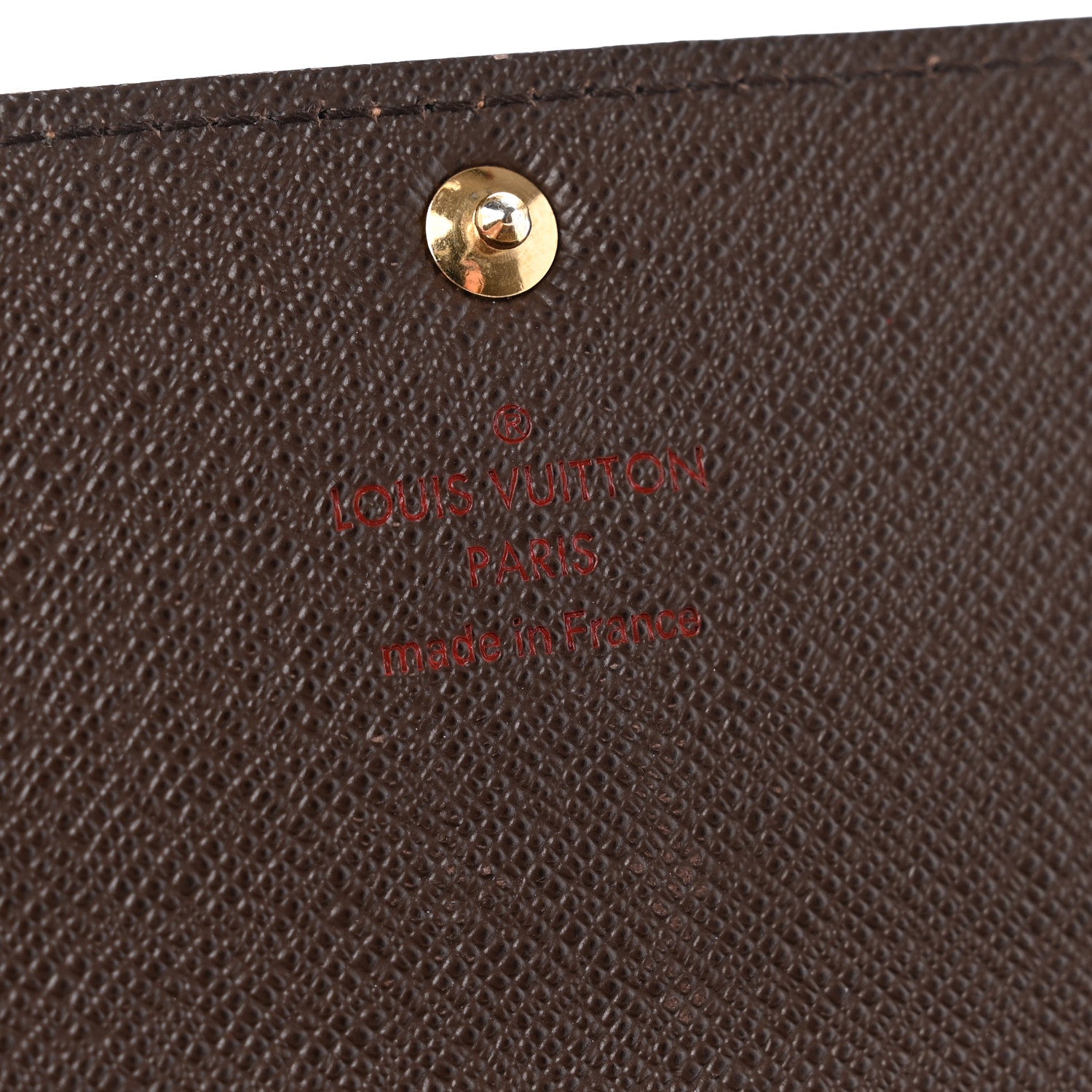 Louis Vuitton Damier Ebene Sarah Wallet 6 of 7