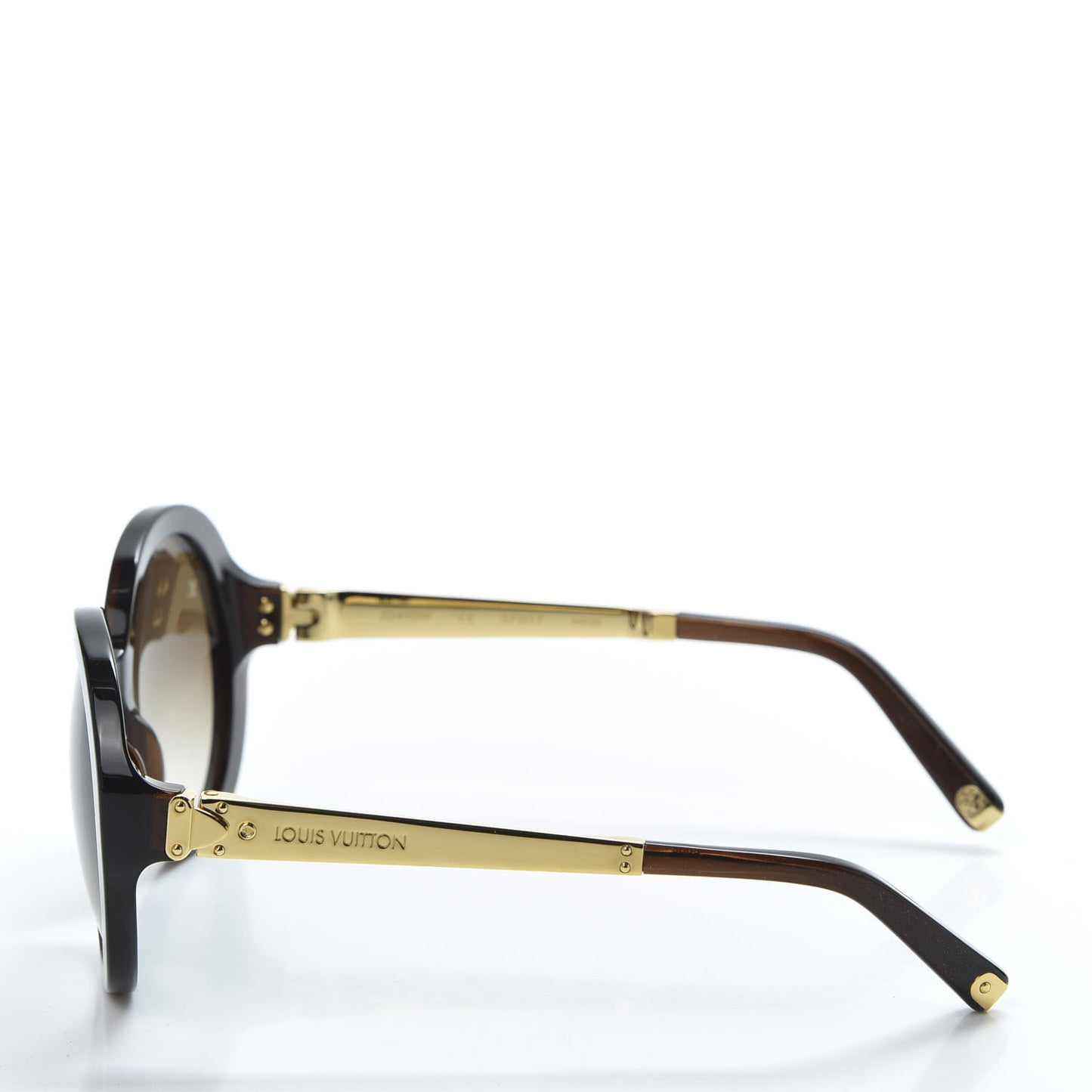 Petit Soupcon Rond Sunglasses Z0490W Brown Glitter