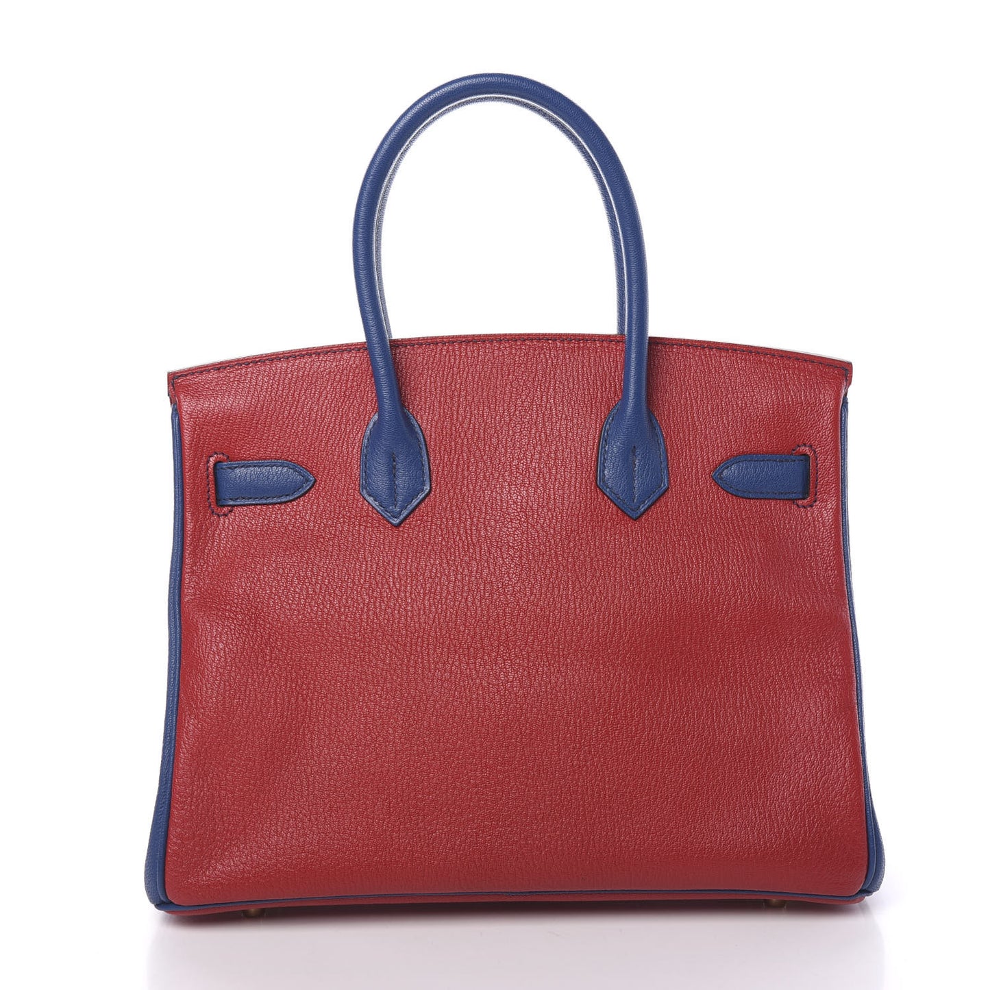 Chevre Mysore Horseshoe Birkin 30 Rouge Casaque Bleu Brighton