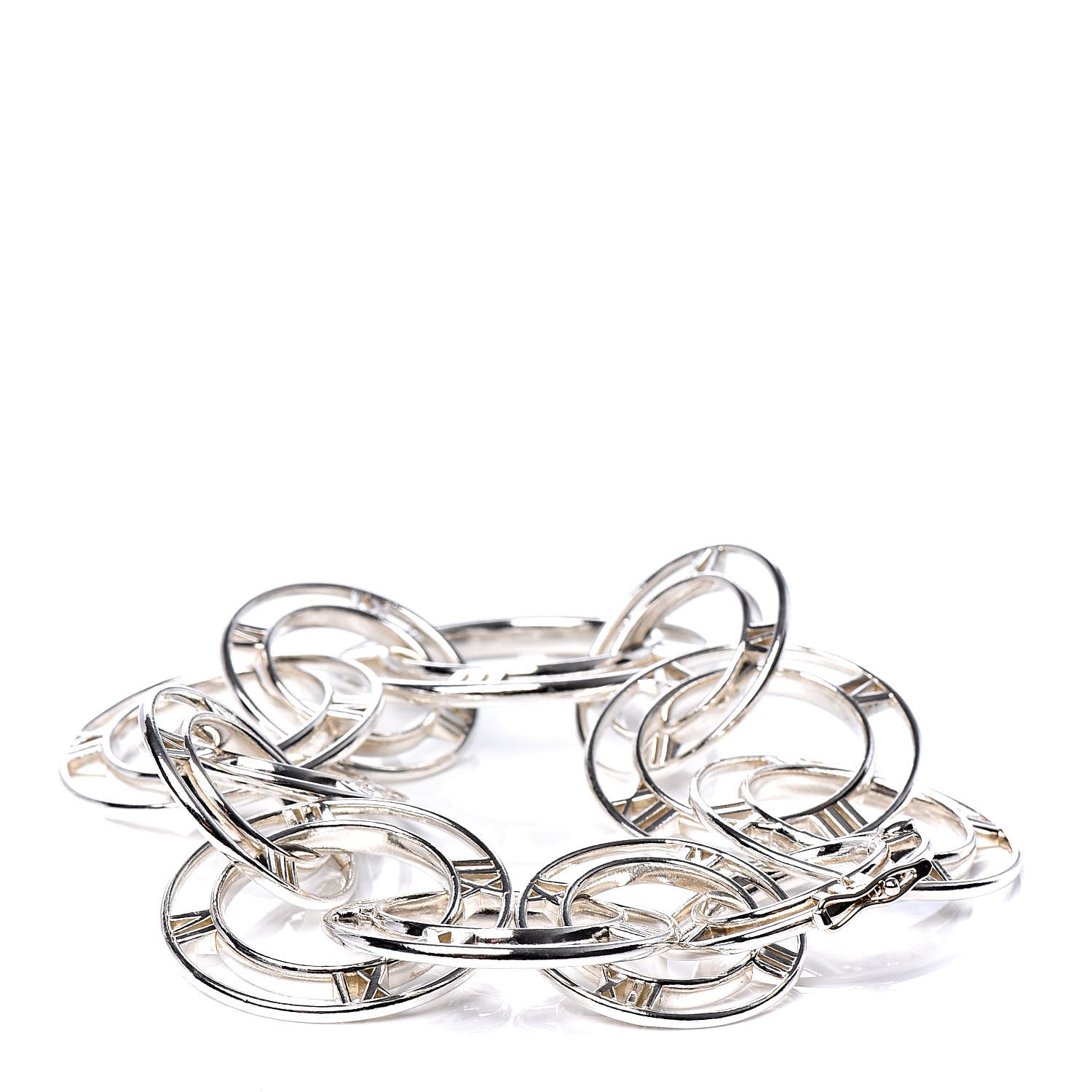 Tiffany Sterling Silver Atlas Link Bracelet 3 of 6