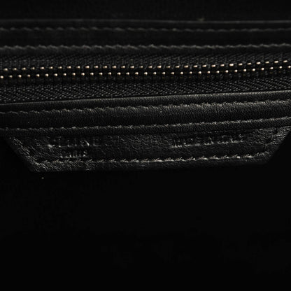 Celine Smooth Calfskin Mini Tri-Color Luggage Bright Orange 6 of 7