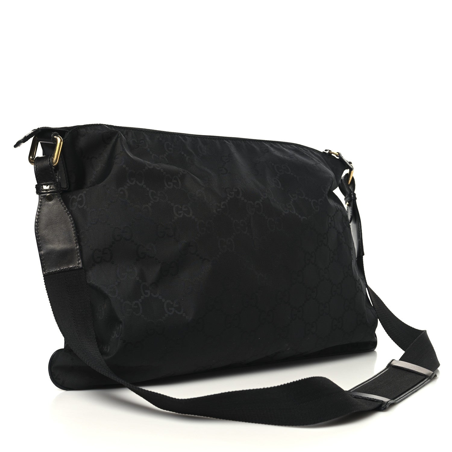 Gucci Nylon Monogram Messenger Black 3 of 10