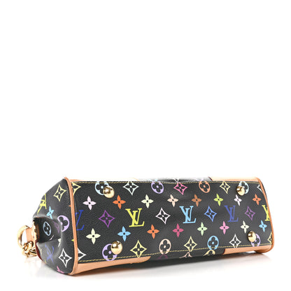 Louis Vuitton Monogram Multicolor Beverly MM Black 4 of 15
