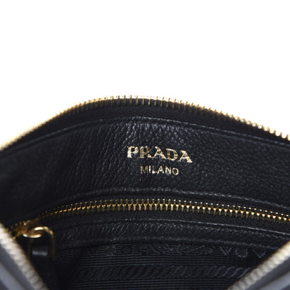 Prada Vitello Phenix Crossbody Bag Black 11 of 14