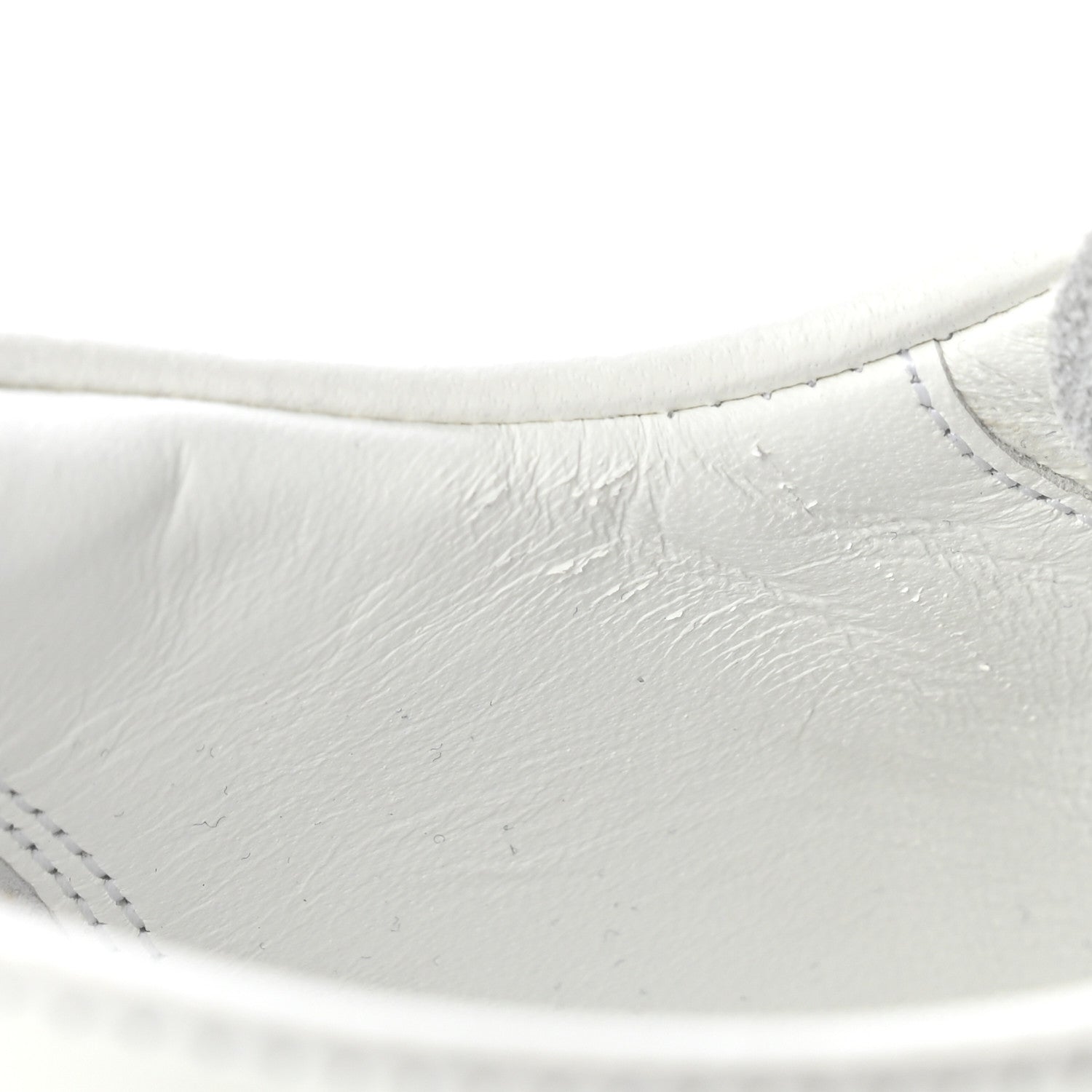 Prada Spazzolato Calzature Donna Triangle Logo 50mm Derby Loafers 38.5 White 38.5 White 9 of 10